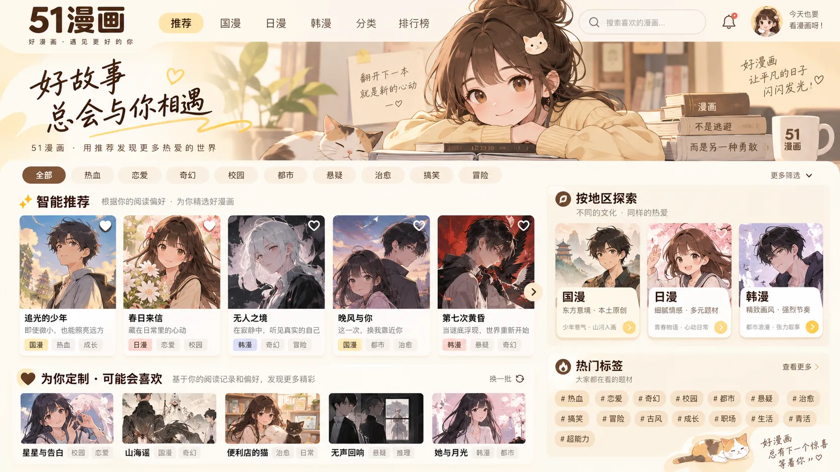 篮筐与蛋糕漫画封面