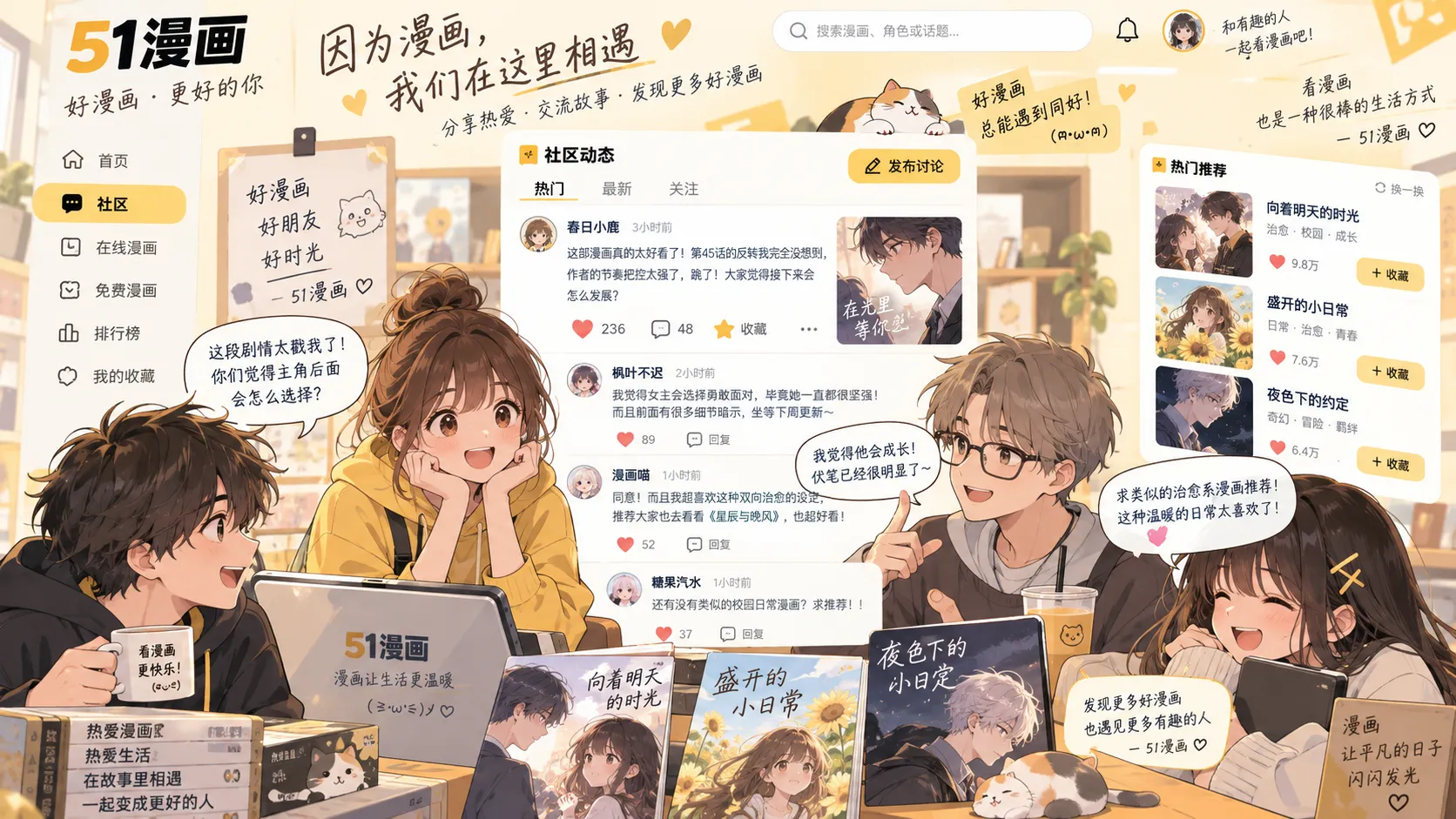 春天便利店漫画封面